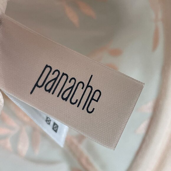 Panache Tango Balconnet Bra Size 40J Elegant Pink Embroidered Bra NWT - Picture 3 of 9